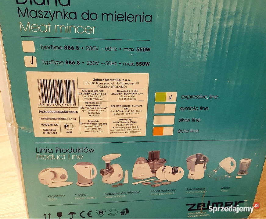 Maszynka do mięsa Zelmer Diana Pozostałe Radom