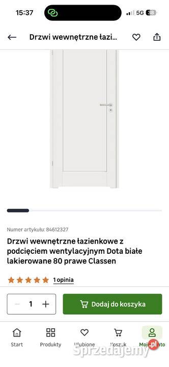 Drzwi z ościeżnicą klamka zamkiem Classen Dom i Ogród sprzedam