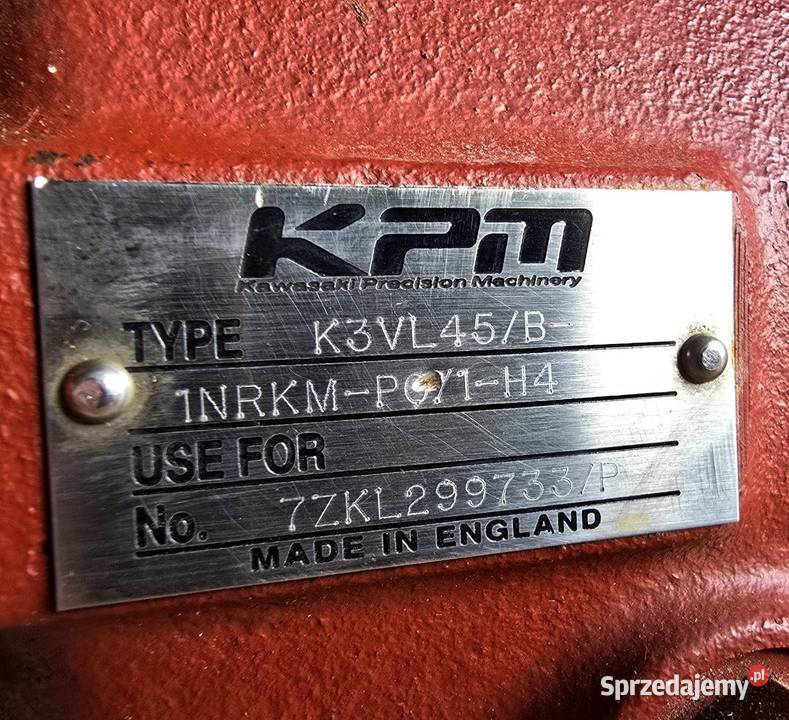 Pompa tłoczkowa Kawasaki K3VL45B nieużywana Malbork