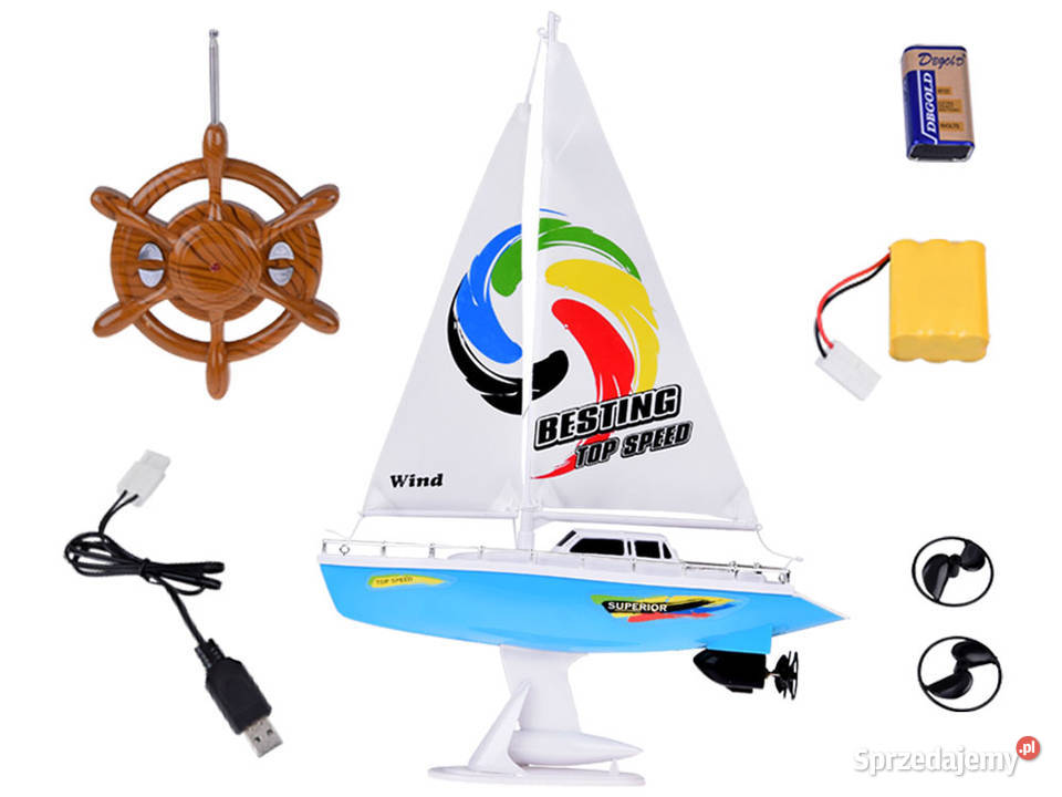 Zdalnie sterowany Jacht żaglowy Żaglówka na