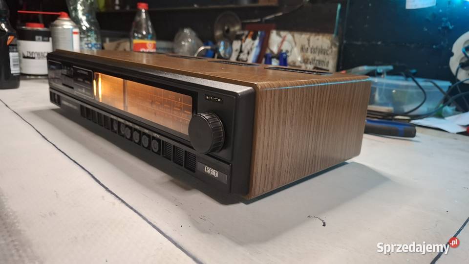 Zestaw retro audio PRLNRD gramofon Unitra Namysłów