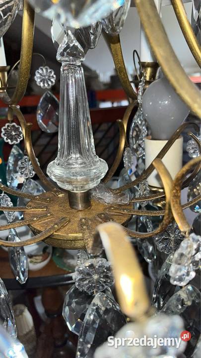 Żyrandol kryształowy podsufitowy Elektryczny Gdańsk sprzedam