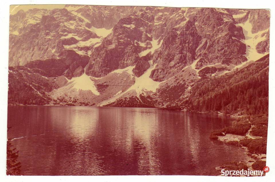 TATRY WYSOKIE MORSKIE OKO POCZTÓWKA BARWNA Krynki