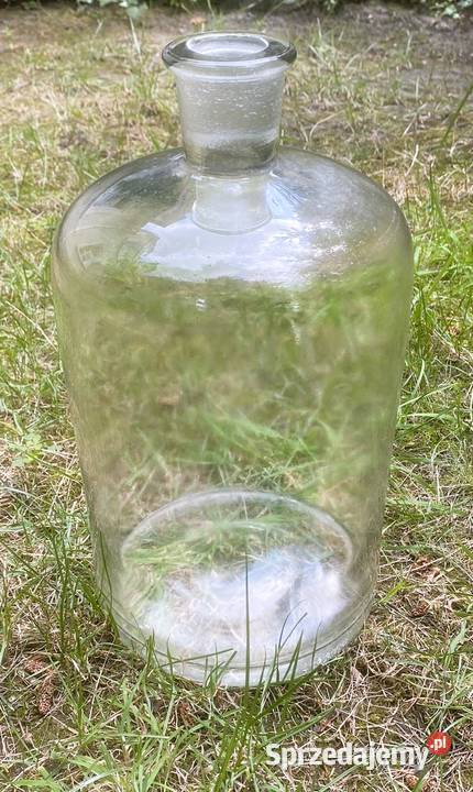 Stara butla apteczna laboratoryjna poj 5 l sprzedam