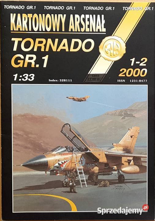 Tornado GR1 Kartonowy Arsenał 122000 DARMOWA Kraków