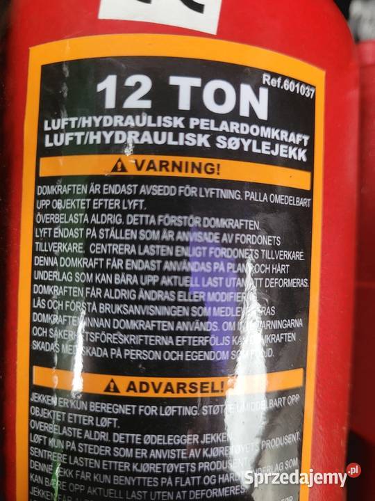 Podnośnik pneumatyczno hydrauliczny 12 ton
NOWY Bodzechów serwis