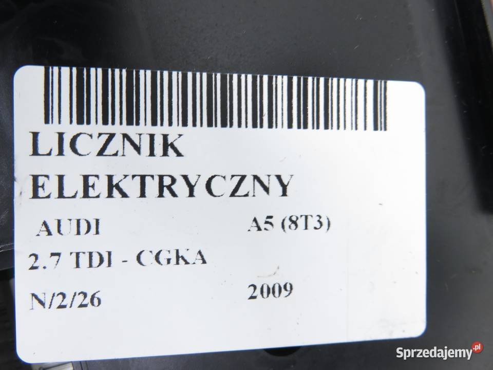 LICZNIK AUDI A5 8T3 27 TDI 8T0920900M