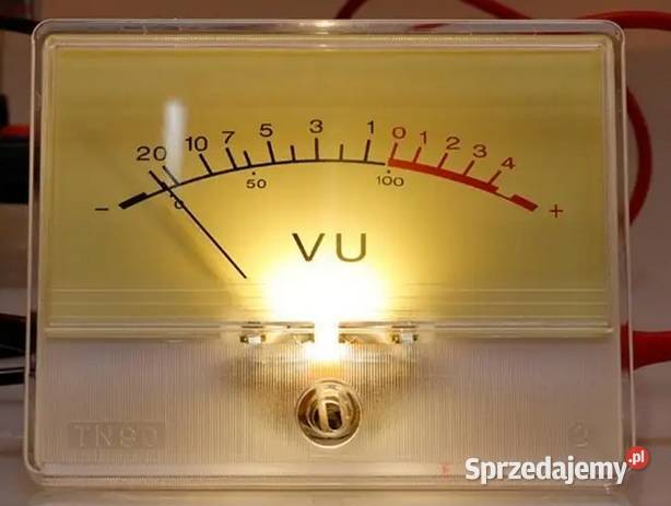 2 x DUŻY Wskaźnik wychyłkowy sygnału audio 90 x Krotoszyn