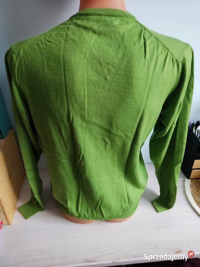 Sweter serek Fred Perry zielony Rozmiar L opolskie Głuchołazy