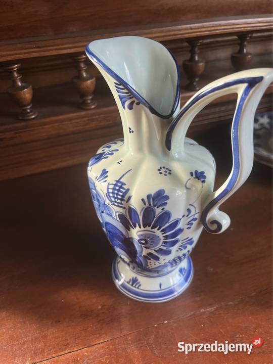 Dzbanek amfora Wazon Syg Delft Handpointed Gdańsk