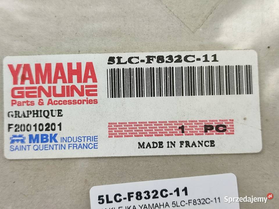 NAKLEJKA AEROX LEWA CZACHA YAMAHA YQ50 AEROX Emblematy