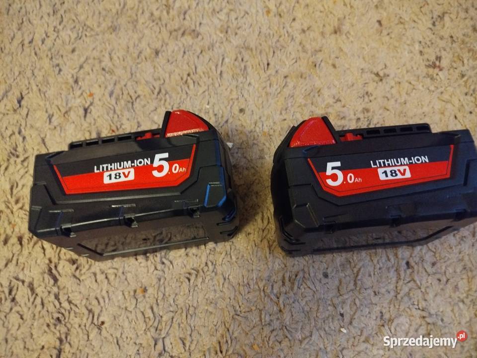 Bateria 2 sztuki Milwaukee m18 komplet