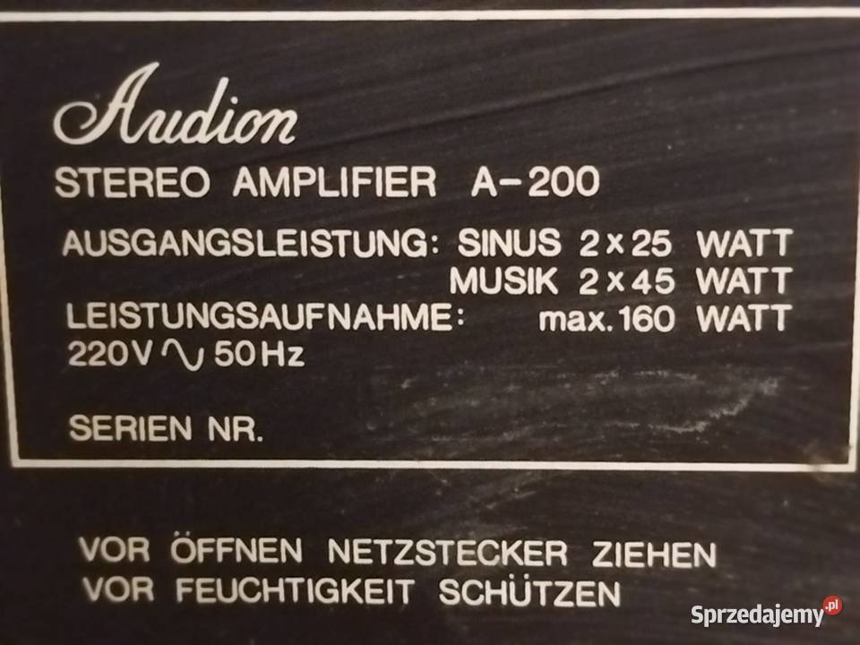 Wieża stereo Vintage Zestaw HIFI Rosita AUDION Głogów