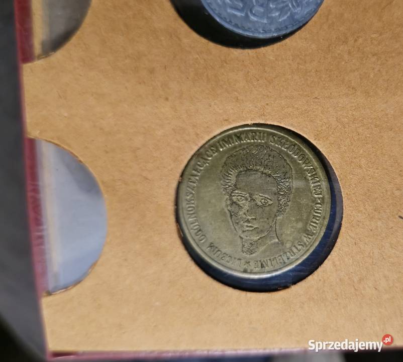 Moneta 55Lecie Strzelińskiego Liceum Numizmatyka Strzelin