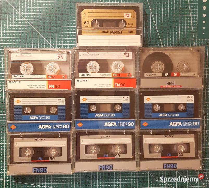 Kasety magnetofonowe SONY AGFAScotch nowe zestaw kaseta Muzyka Gdynia
