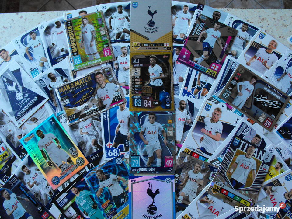 TOTTENHAM HOTSPUR zestaw kart FIFA 365 PANINI i Sport Mykanów sprzedam