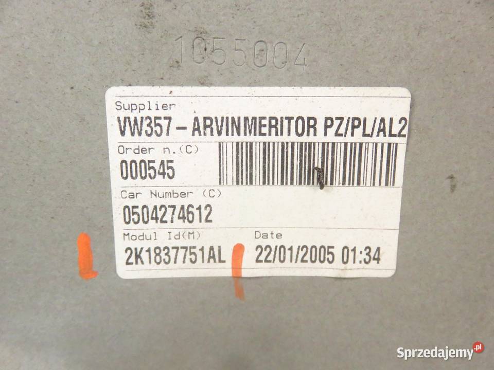 PODNOŚNIK SZYBY LEWY PRZEDNI VW CADDY III