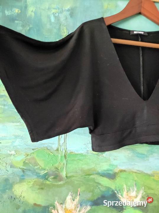 koszulka bluzka crop top z szerokimi rękawami sprzedam