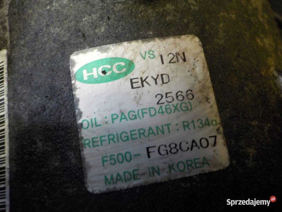 SOUL i30 ix20 CEED 16 CRDI 12r D4FB sprezarka Kompresory klimatyzacji Suków