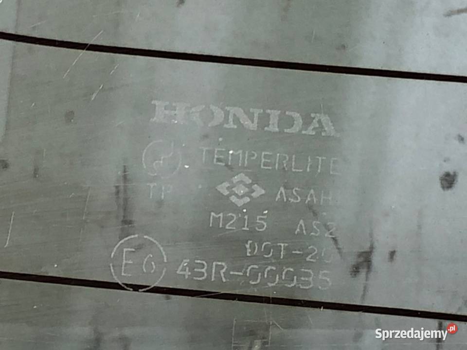 SZYBA TYŁ HONDA CRV I SUV 9502 TYLNA KLAPY podkarpackie