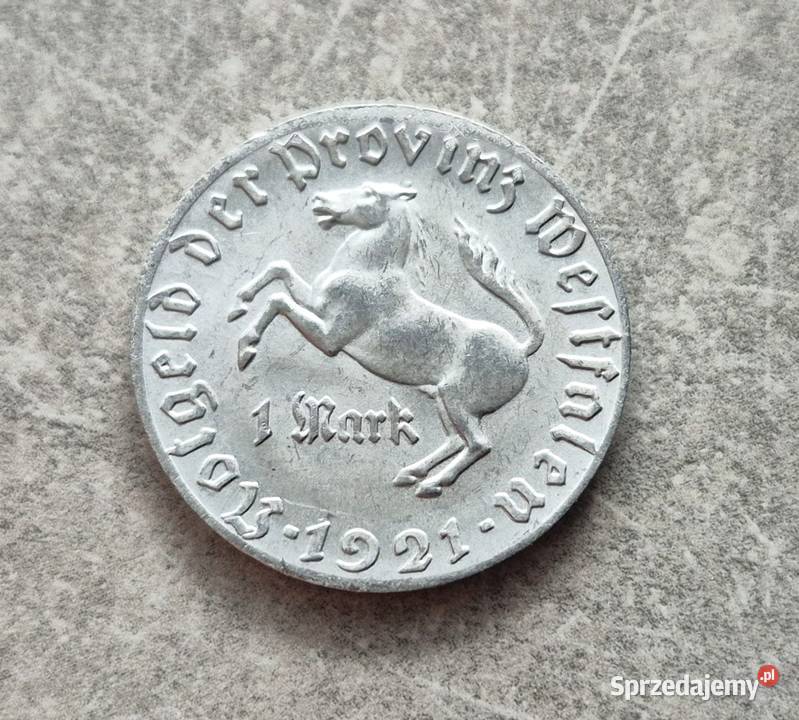58 NIEMCY WESTFALIA 1 Marka 1921 r Stein Wola Kruszyńska sprzedam