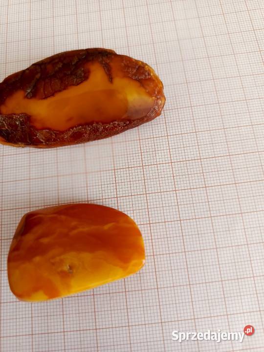 Broszka bursztyn bałtycki stary Białystok