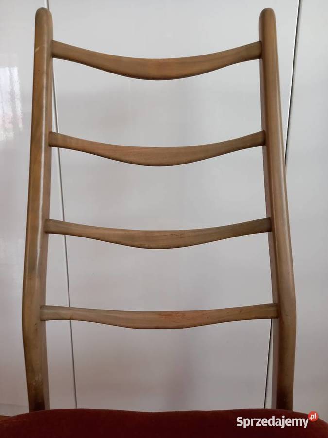 Niemieckie krzesła tekowe habeo vintage lata 60 Rawicz