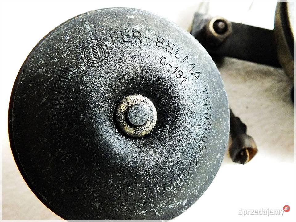 Stare Klaksony FER BELMA sygnał dźwiękowy Żuk dostawcze