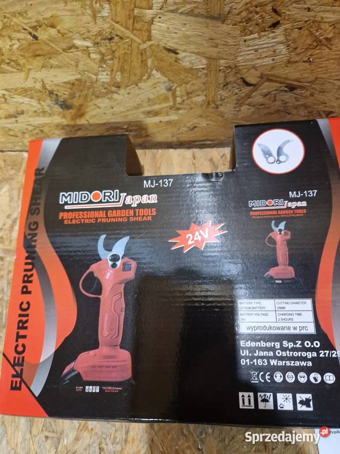 SEKATOR AKUMULATOROWY ELEKTRYCZNY NOŻYCE Głogowa