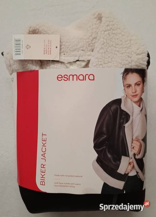 ESMARA Kurtka damska biker kolor brązowy rozmiar Rozmiar 38(M) Ełk sprzedam