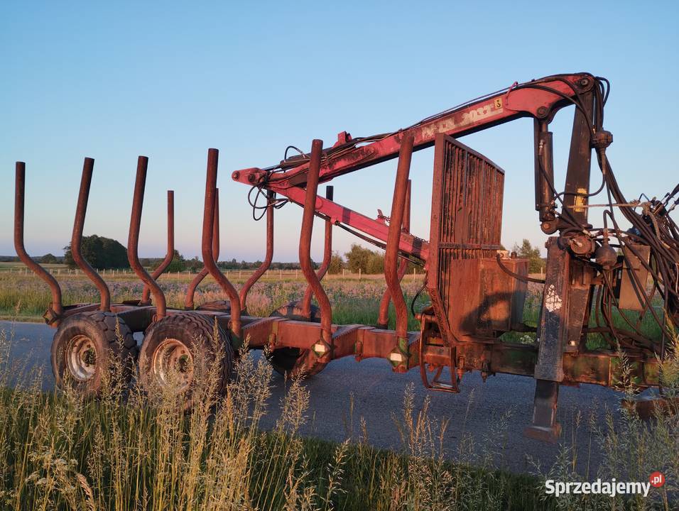 Przyczepa leśna 8 ton nieuszkodzony łódzkie Piaszczyce