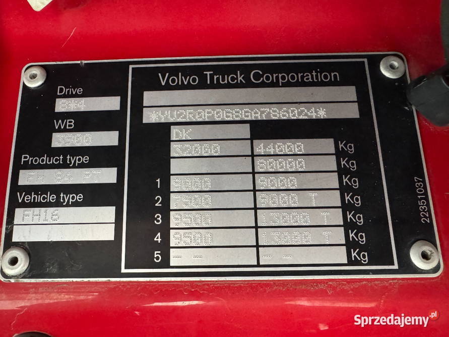 Ciagnik Volvo Fh 750 Napęd 2 lub więcej osi Ciągniki siodłowe Warszawa