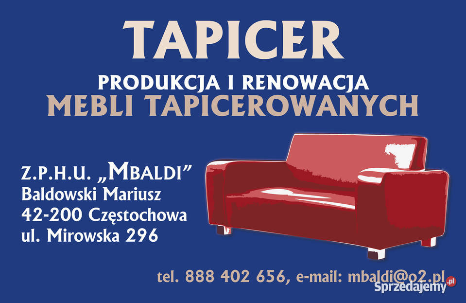 Tapicer Produkcja i Renowacja Mebli Częstochowa Stylizacja i projektowanie wnętrz