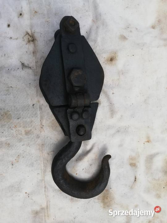 Hak zblocze bloczek obrotowy Dąbie