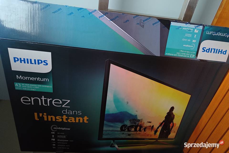 Monitor 4K HDR 43 Philips Momentum 436M6VBPAB Monitory i projektory Katowice sprzedam