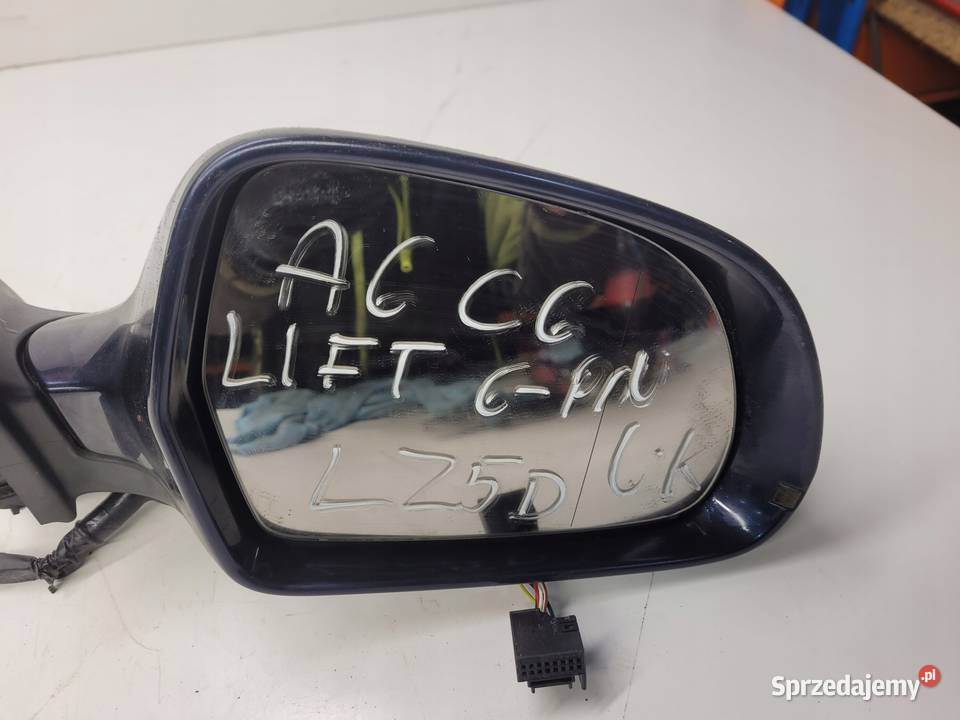 LUSTERKO PRAWY PRZÓD AUDI A6 C6 LIFT LZ5D UK osobowe Przystajń