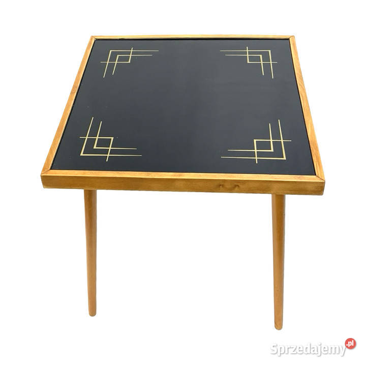 Stolik kawowy Alfred Busch Niemcy lata 60 szkło mazowieckie Warszawa