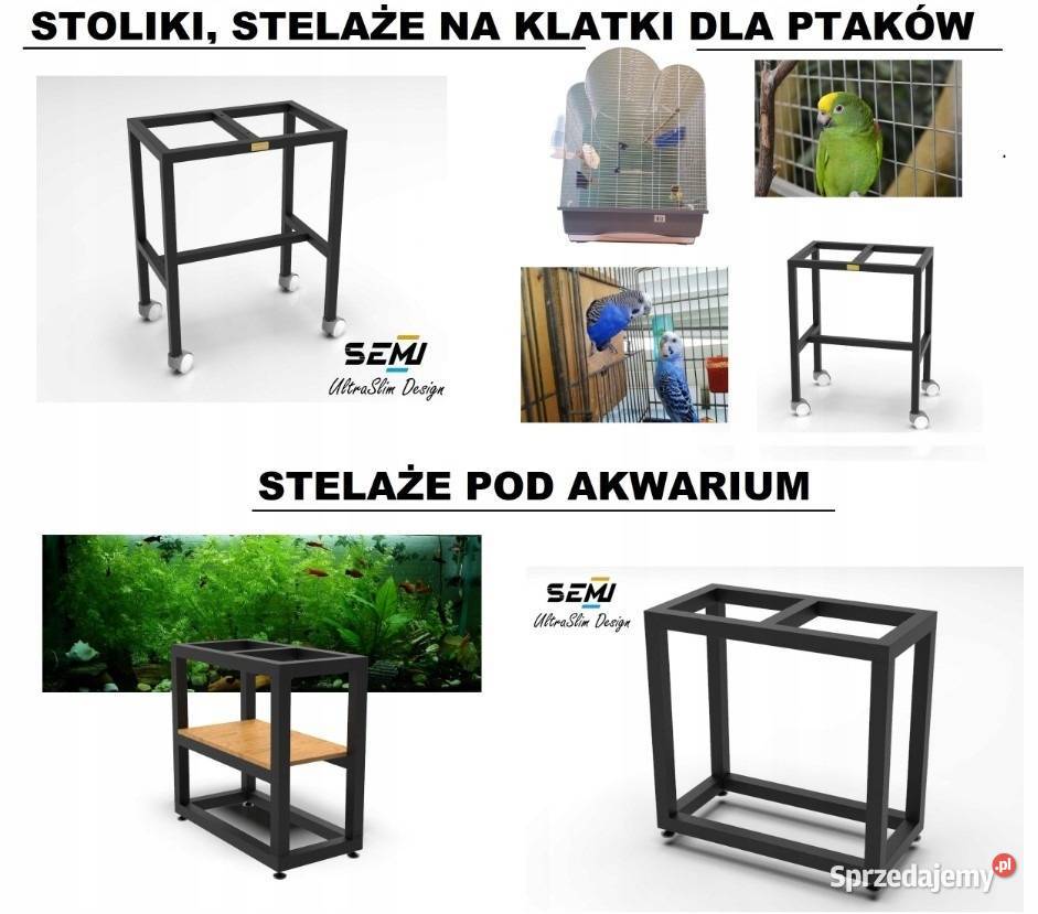 Stelaż stalowy pod akwarium mocny na wymiar Jeżowe