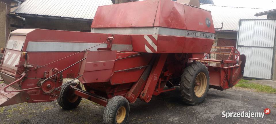 Kombajn zbożowy Massey Ferguson 187 Trzyciąż