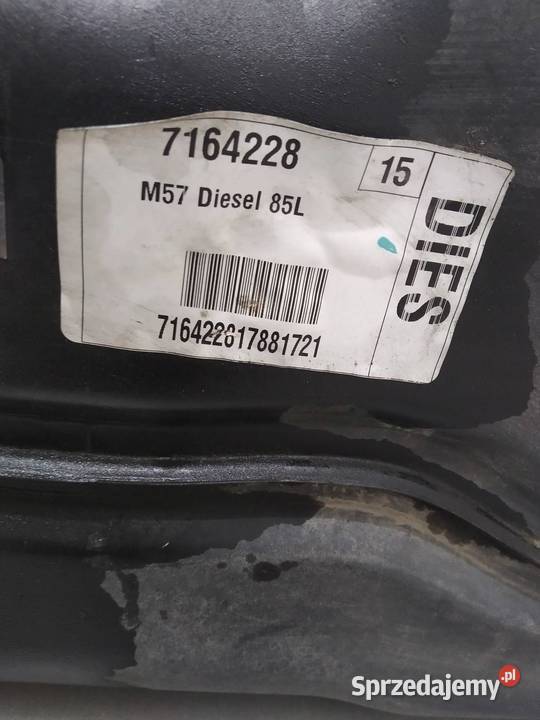 ZBIORNIK PALIWA BAK 30 D 7164228 Bmw X5 II sprzedam