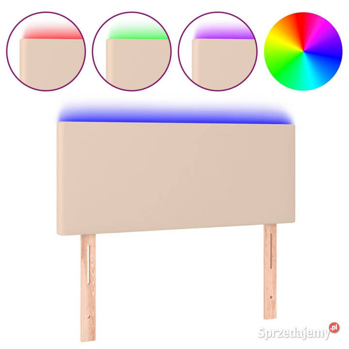 Zagłówek do łóżka z LED cappuccino 100x5x7888 Warszawa sprzedam