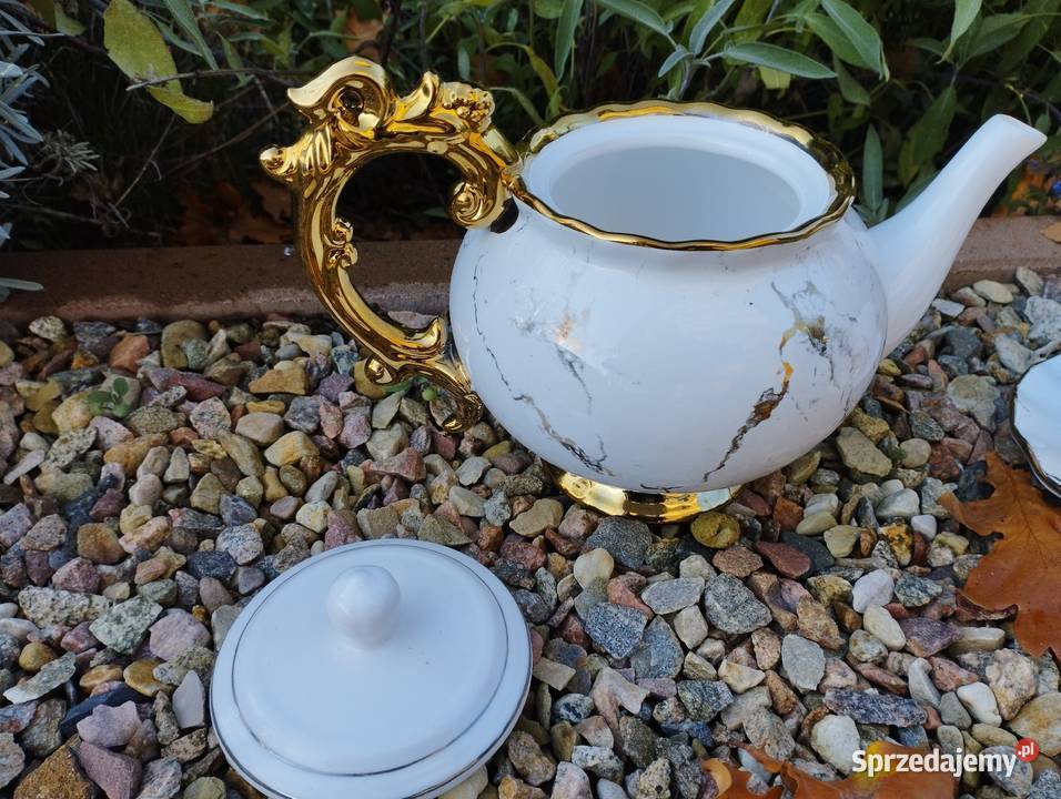 Dzbanek i filiżanka w stylu Glamour Darzlubie