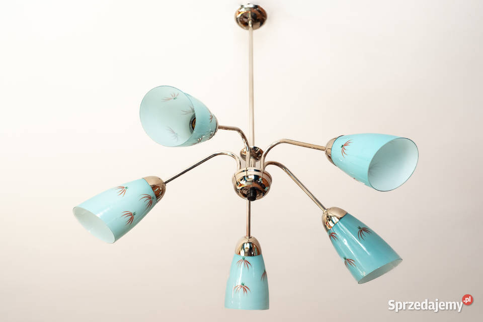 Żyrandol lata 60 Look PopArt MidCentury Vintage Dąbrowa Górnicza