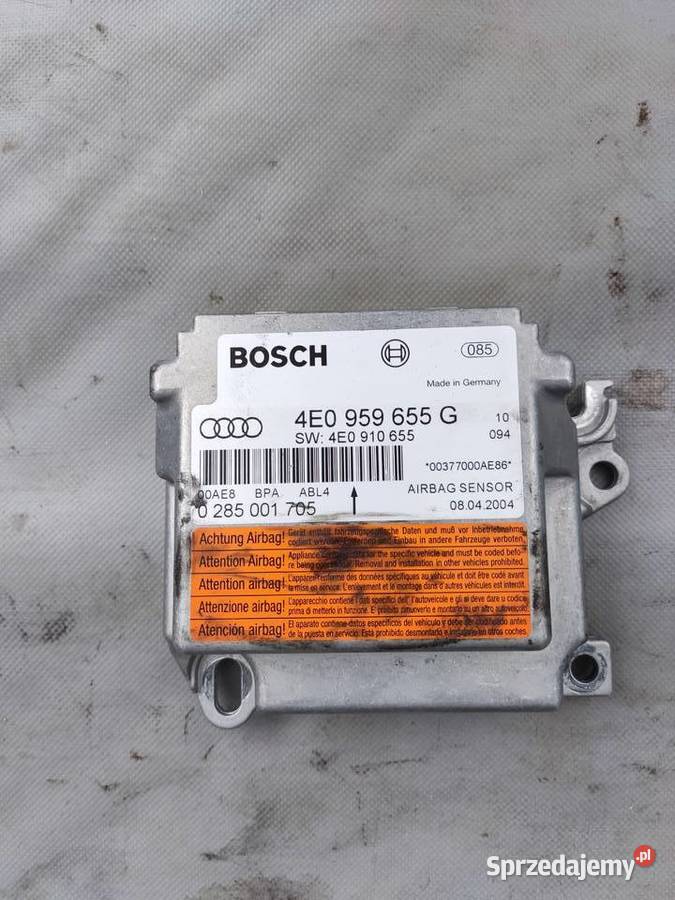 AUDI A8 D3 MODUŁ PODUSZEK AIRBAG 4E0959655G Radom
