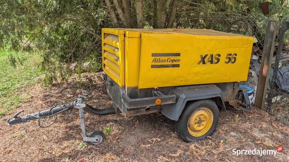 Kompresor śrubowy atlas Copco XAS 55 mazowieckie Sulejówek