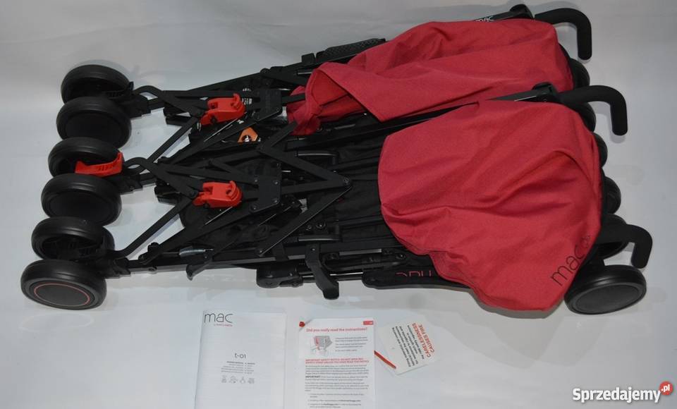 Wózek spacerowy Mac by MaClaren Twin Bliźniaczy Bliźniacze Rewal