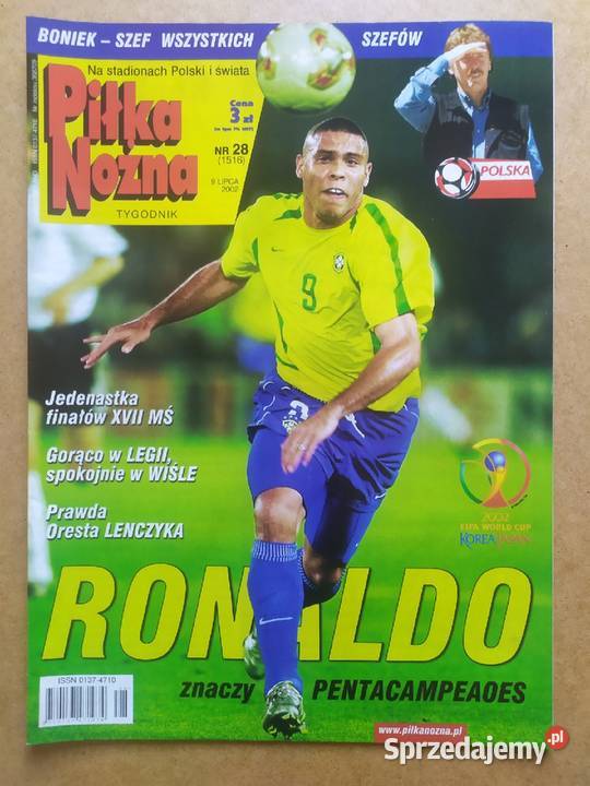 Tygodnik Piłka Nożna rocznik 2002 Czasopisma Łódź sprzedam