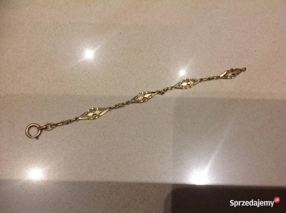 Złota Dewizka do Zegarka STARA Nowa Sól sprzedam