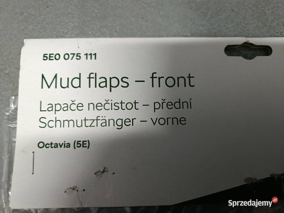 Chlapacze przód Skoda Oktawia