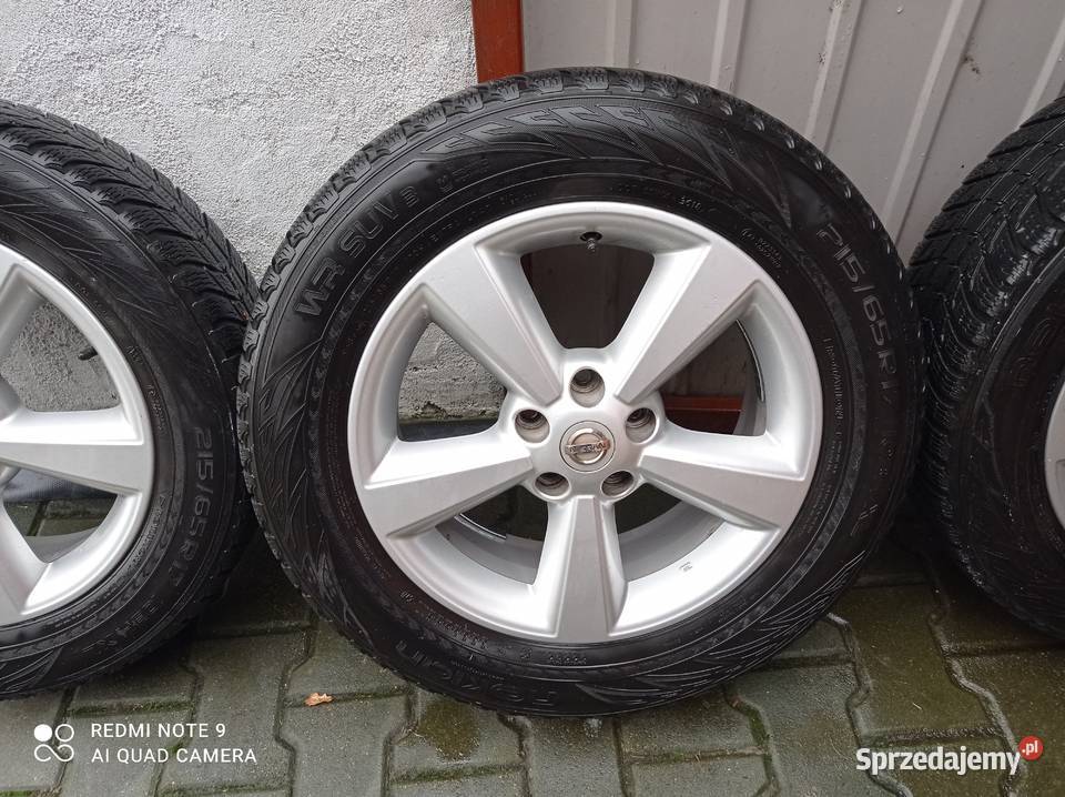 Alufelgi z oponami 5x1143 17 Nissan Qashqai Bełżyce